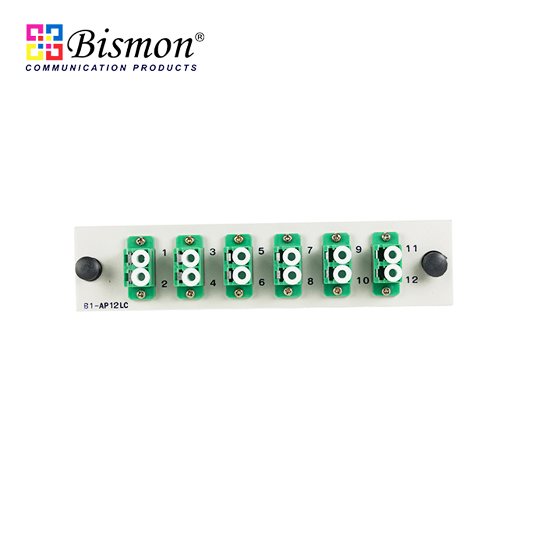 12 LC/APC Snap-in adapter Plate Single-mode Full set